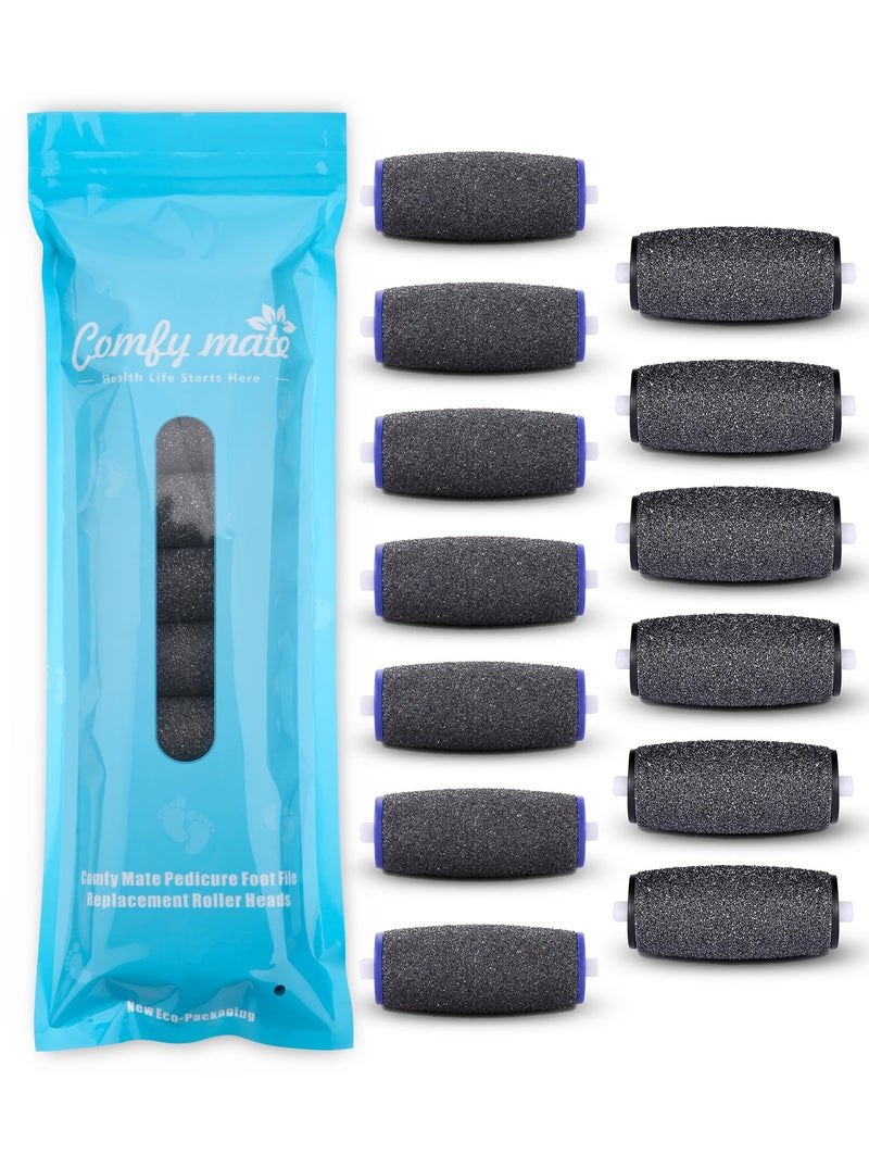 Comfy Mate 13 Pack Replacement Rollers for Amope Pedi Perfect Refills Electronic Foot File-(6 Extra Coarse& 7 Regular Coarse) - Image 1